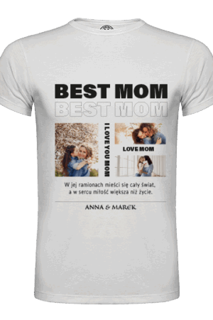 Koszulka z nadrukiem - Best Mom