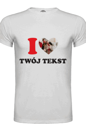 Koszulka z nadrukiem - I love